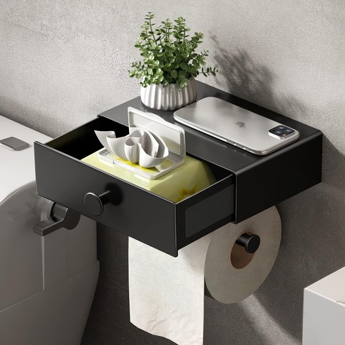 Toilet paper holder with - toilet,