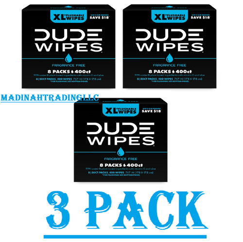 Pack dude wipes flushable - wipes,,