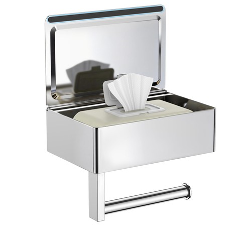Toilet paper holder with - toilet,