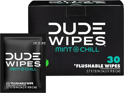 Dude wipes the flushable - wipes,