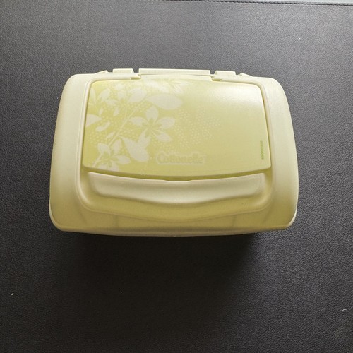 Green floral cottonelle - green,