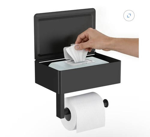 Toilet paper holder - paper, shelf