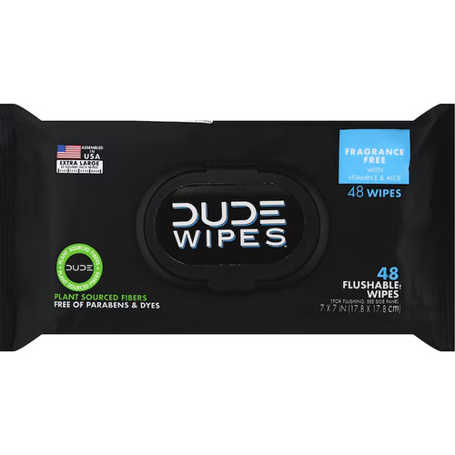 Dude wipes wipe pack - dude, 48