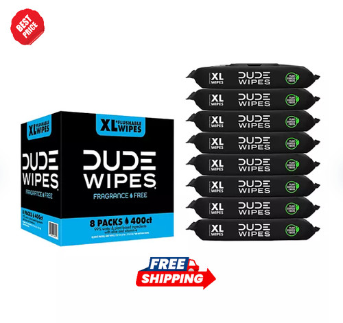 Dude wipes flushable - wipes,
