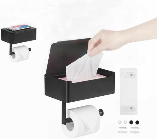 Toilet paper holder with - holder,