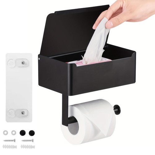 Toilet paper holder with - paper,