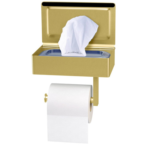 Brushed gold toilet paper - gold,