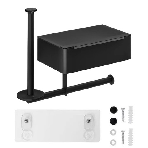 Toilet paper holder with - toilet,