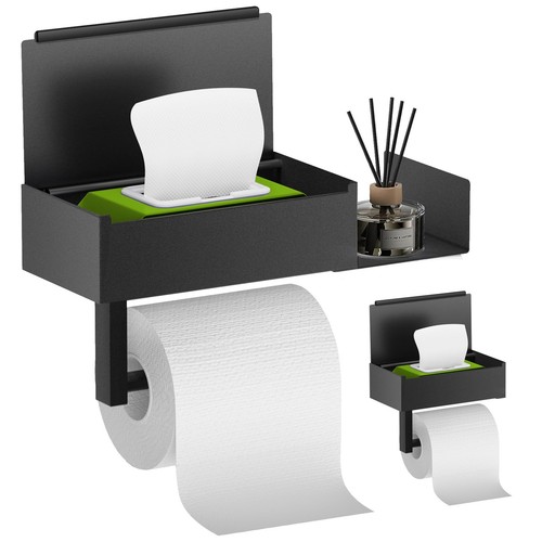 Toilet paper holder - toilet, with