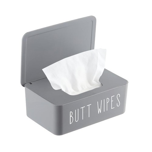 Butt wipe holder - wipe, flushable