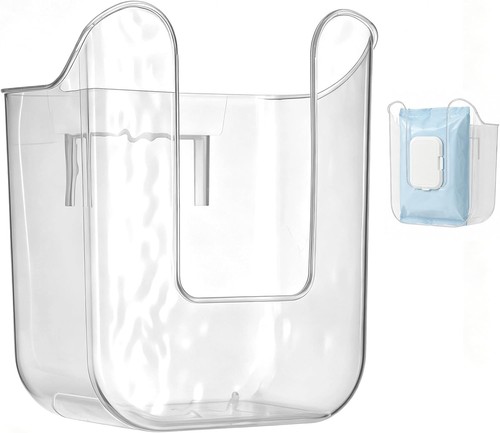 Wall mounted wipe holder - mounted,