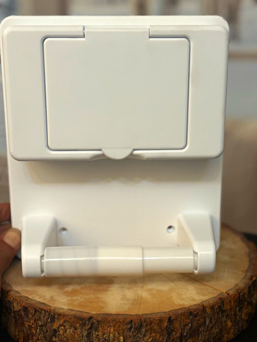Wall mounted toilet paper - wall,