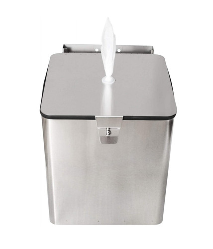 Square stainless steel - square, wall