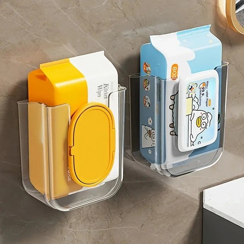 Wall mounted wet wipe - mounted,