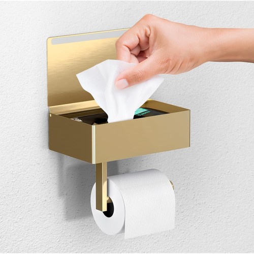 Brushed gold toilet paper - gold,