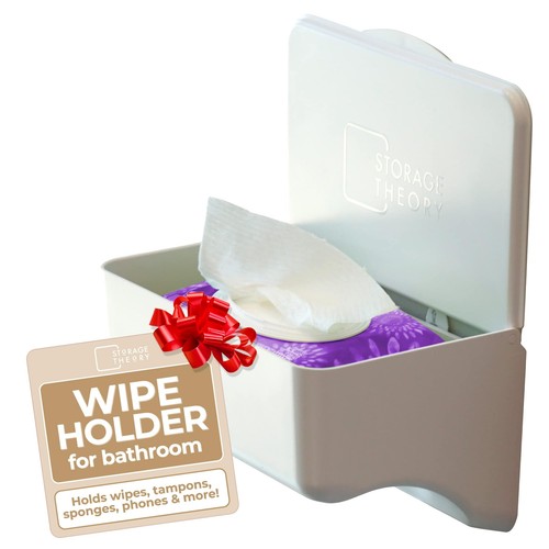 Bathroom wipes holder - bathroom,