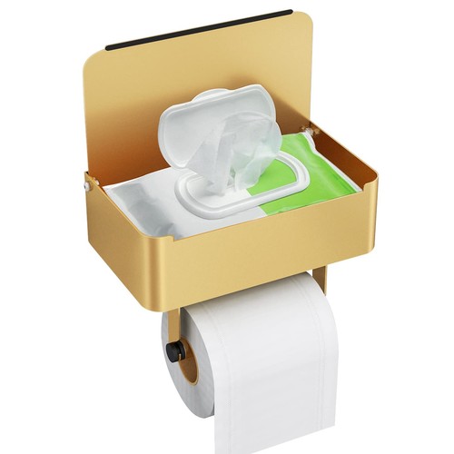 Toilet paper holder with - paper,
