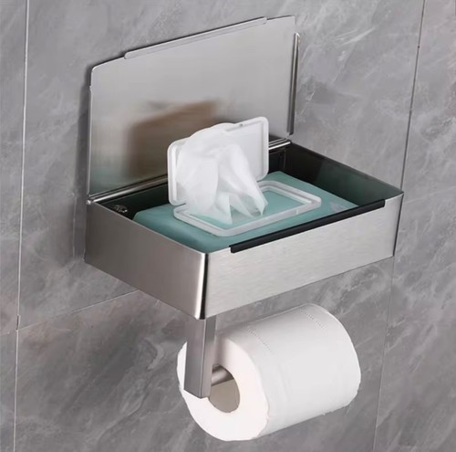 Silver toilet paper holder for - silver,