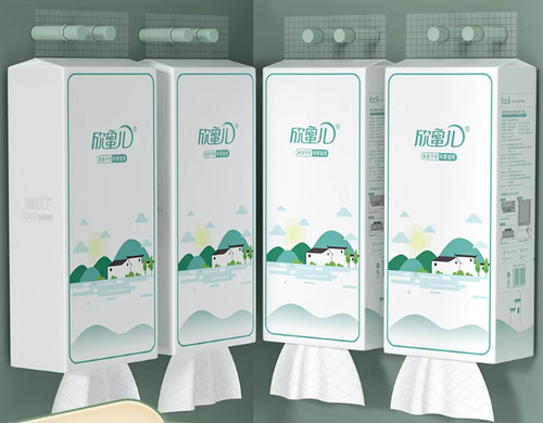 Wall mounted hand paper towel - hand,